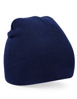 Beechfield Doppellagige Strickmütze in vielen Farben in, Classic Red One Size, CB44 – Oxford Navy