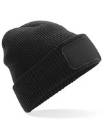 Beechfield Thinsulate™ Patch Beanie mit Aufnäher, Black One Size, CB440 – Bild 2
