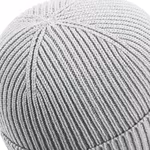 Beechfield Nachhaltiger Beanie mit Baumwoll-Patch, Biscuit/Black One Size, CB442R – Bild 5