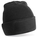 Beechfield Recycling Beanie mit Baumwoll-Patch, French Navy One Size, CB445R – Bild 3