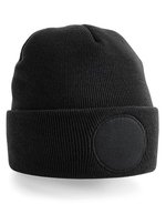Beechfield Circular Patch Beanie aus Polyacryl, Burgundy One Size, CB446 – Bild 2