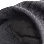 Beechfield Thinsulate™ Beanie mit doppeltem Strick, Black One Size, CB447 – Bild 4