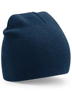Beechfield Recycelte Polyester Pull-On Mütze, Black One Size, CB44R – French Navy