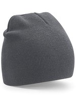Beechfield Recycelte Polyester Pull-On Mütze, Black One Size, CB44R – Graphite Grey