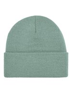 Beechfield Doppellagiges Polyacryl-Beanie mit Umschlag, Airforce Blue One Size, CB45 – Poussiereux Vert