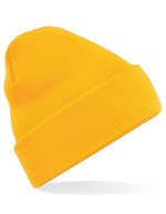 Beechfield Doppellagiges Polyacryl-Beanie mit Umschlag, Airforce Blue One Size, CB45 – Or