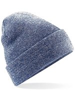 Beechfield Doppellagiges Polyacryl-Beanie mit Umschlag, Airforce Blue One Size, CB45 – Chine Marine