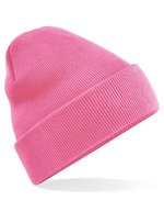 Beechfield Doppellagiges Polyacryl-Beanie mit Umschlag, Airforce Blue One Size, CB45 – Vrai Rose