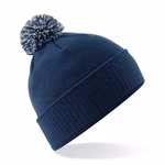 Beechfield Junior Snowstar® Beanie mit Bommel, Bright Red/Off White One Size, CB450B – Bild 3