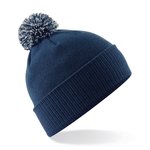 Beechfield Junior Snowstar® Beanie mit Bommel, Bright Red/Off White One Size, CB450B – Bild 3