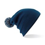 Beechfield Junior Snowstar® Beanie mit Bommel, Bright Red/Off White One Size, CB450B – Bild 4