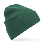 Beechfield Bio-Baumwolle Umschlag-Mütze aus zwei Lagen, Black One Size, CB45N – Bild 3