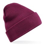 Beechfield Recycelte Cuffed Beanie aus Polyester, Classic Red One Size, CB45R – Bild 3
