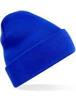 Beechfield Recycelte Cuffed Beanie aus Polyester – Bright Royal