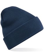 Beechfield Recycelte Cuffed Beanie aus Polyester, Classic Red One Size, CB45R – Blu navy francese