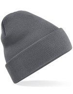 Beechfield Recycelte Cuffed Beanie aus Polyester, Classic Red One Size, CB45R – Grafite Grigio