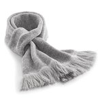 Beechfield Doppellagiger Strickschal mit Fransen, Black 152 x 18 cm, CB470 – Bild 3