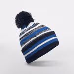 Multi-Sport Fan Beanie – Black/Graphite Grey/White