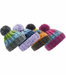 Beechfield Junior Zopfmuster Beanie mit Pom Pom, Lavender Fizz One Size, CB486b – Bild 5