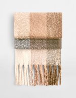 Fluffy Check Scarf – Bild 2