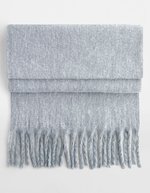 Fluffy Scarf – Melange Grigio