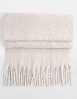 Fluffy Scarf – Naturale Pietra