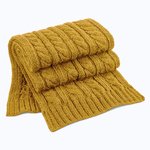 Cable Knit Melange Scarf – Bild 3