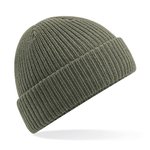 Beechfield Wasserabweisende Thermo-Beanie mit Umschlag, Olive Green One Size, CB505 – Bild 3