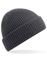 Beechfield Wasserabweisende Thermo-Beanie mit Umschlag – Graphite Grey