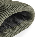 Beechfield Winddichte Beanie mit recyceltem Polyester, Black One Size, CB508R – Bild 4