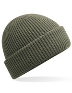 Beechfield Winddichte Beanie mit recyceltem Polyester, Black One Size, CB508R – Vert olive