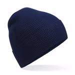 Beechfield Bio-Baumwoll Feinstrick Beanie mit Umschlag, Black One Size, CB51N – Bild 3