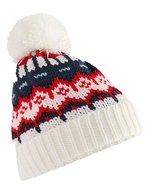 Retro Ski Beanie – White Out