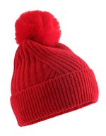 Snow Luxe Beanie – Classic Red