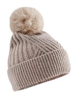 Snow Luxe Beanie – Natural Stone