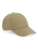 Beechfield Nachhaltige 6-Panel Cap aus Bio-Baumwolle, Black One Size, CB54 – Desert Sand