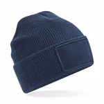 Beechfield Thinsulate Beanie mit abnehmbarem Patch, Black One Size, CB540 – Bild 3