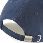 Beechfield Gebürstete Baumwollkappe mit Schild, French Navy/Taupe One Size, CB57 – Bild 5