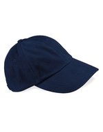 Beechfield Gebürstete Baumwollkappe mit Schild, French Navy/Taupe One Size, CB57 – French Navy