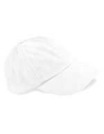 Beechfield Gebürstete Baumwollkappe mit Schild, French Navy/Taupe One Size, CB57 – White