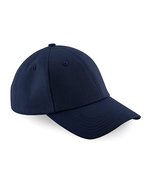 Beechfield Authentische Baseball Cap aus Baumwolltwill, Burgundy One Size, CB59 – French Navy