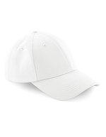 Beechfield Authentische Baseball Cap aus Baumwolltwill, Burgundy One Size, CB59 – Soft White