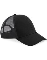 Beechfield Bio-Baumwoll Trucker Cap mit Mesh, Black One Size, CB60 – Bild 2