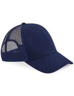Beechfield Bio-Baumwoll Trucker Cap mit Mesh, Black One Size, CB60 – Oxford Marine
