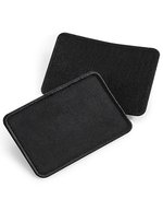 Beechfield Baumwoll-Patch für Mützen, abnehmbar – Black