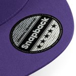 Beechfield 5 Panel Snapback Cap mit Twill, Black One Size, CB610 – Bild 5