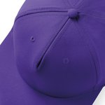 Beechfield 5 Panel Snapback Cap mit Twill, Black One Size, CB610 – Bild 6