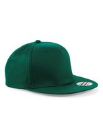 Beechfield 5 Panel Snapback Cap mit Twill, Black One Size, CB610 – Vert bouteille