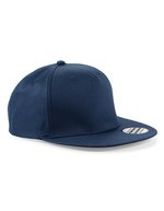 Beechfield 5 Panel Snapback Cap mit Twill, Black One Size, CB610 – Marine francais