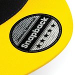Beechfield 5-Panel Snapback Cap mit Kontrastdetails, Black/Yellow One Size, CB610c – Bild 5